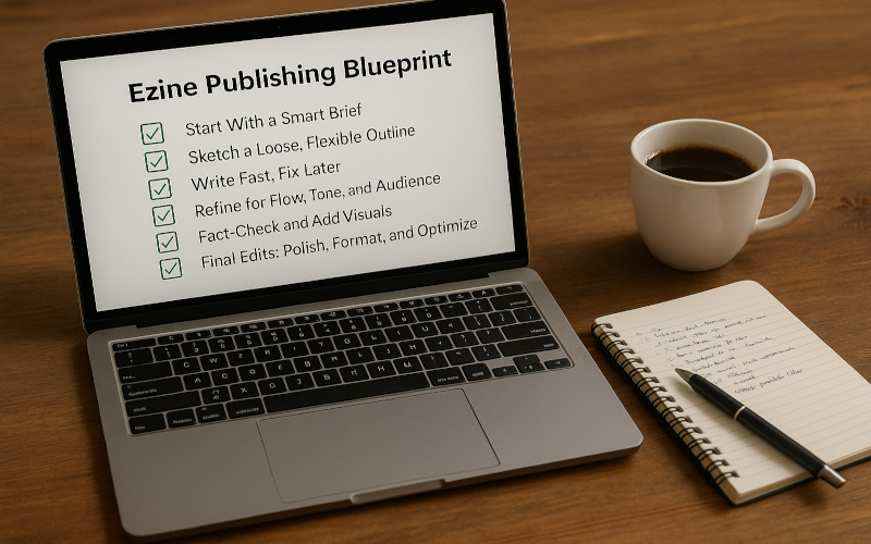 From Rough Draft to Polished Issue: A 6-Step Ezine Publishing Blueprint