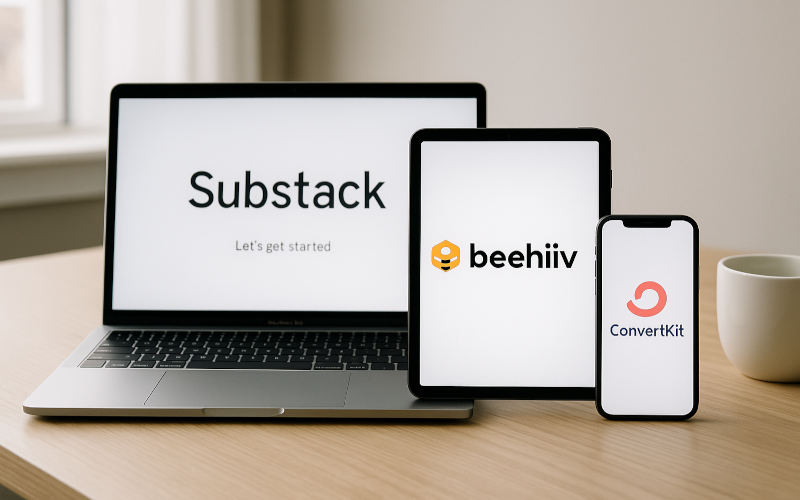Substack vs. Beehiiv vs. ConvertKit: Which Newsletter Platform Wins in 2025?